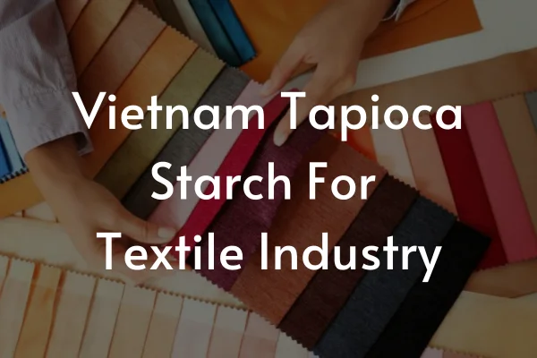 Vietnam Tapioca Starch For Textile Industry