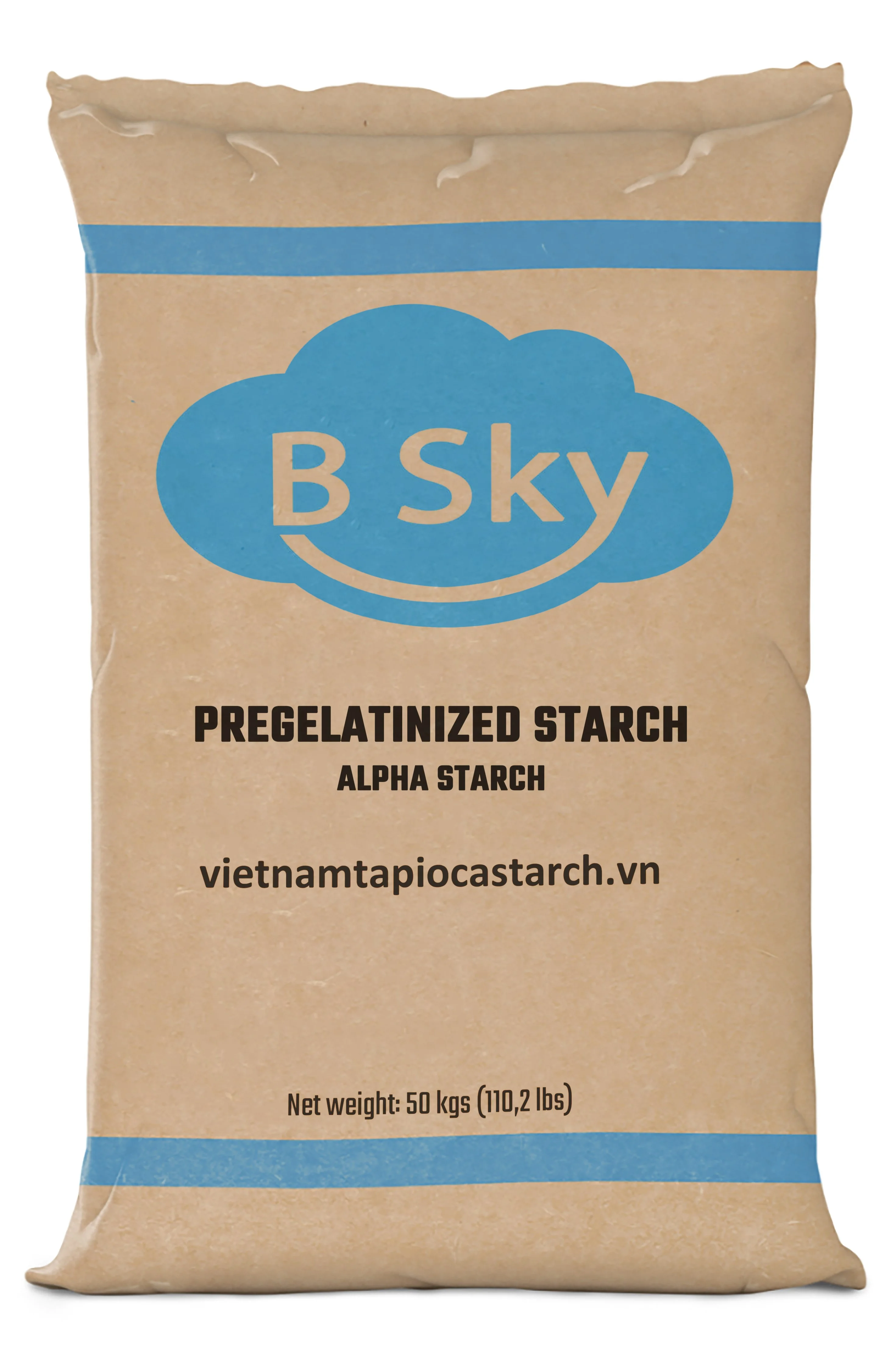 Pregelatinized Tapioca Starch Kraft bag