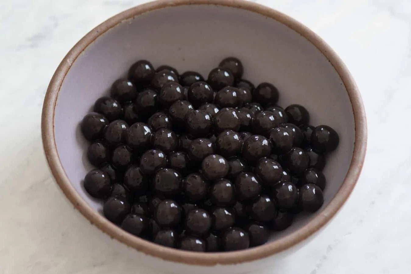 Modified starch for tapioca boba pearls